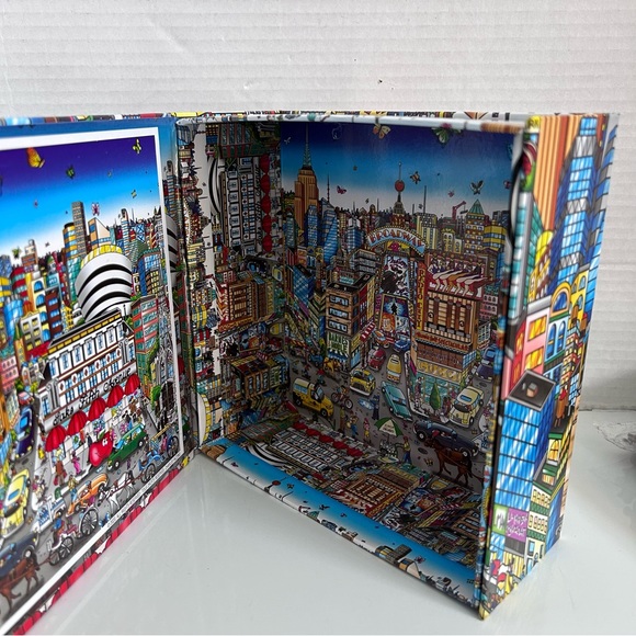 1000 pcs Browsing & Butterflies on 5th Ave Jigsaw Puzzles with magnetic snap box - Picture 11 of 12